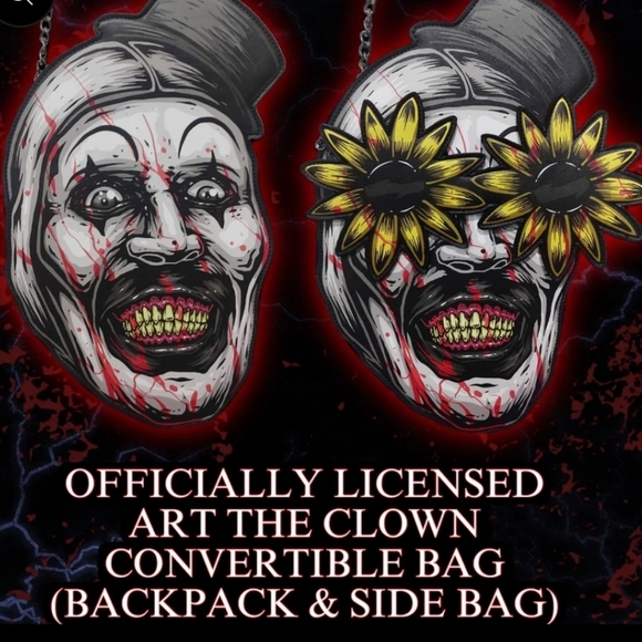 Creature Cosmetics Art The Clown Convertible Bag With Straps main image 14